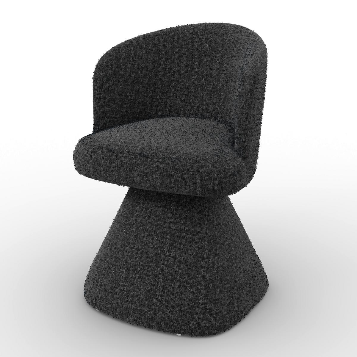 Armlehnstuhl Maylea Grau Webstoff Gepolstert - Grau, MODERN, Holz/Textil (61/60,5/81cm) - Bessagi Home