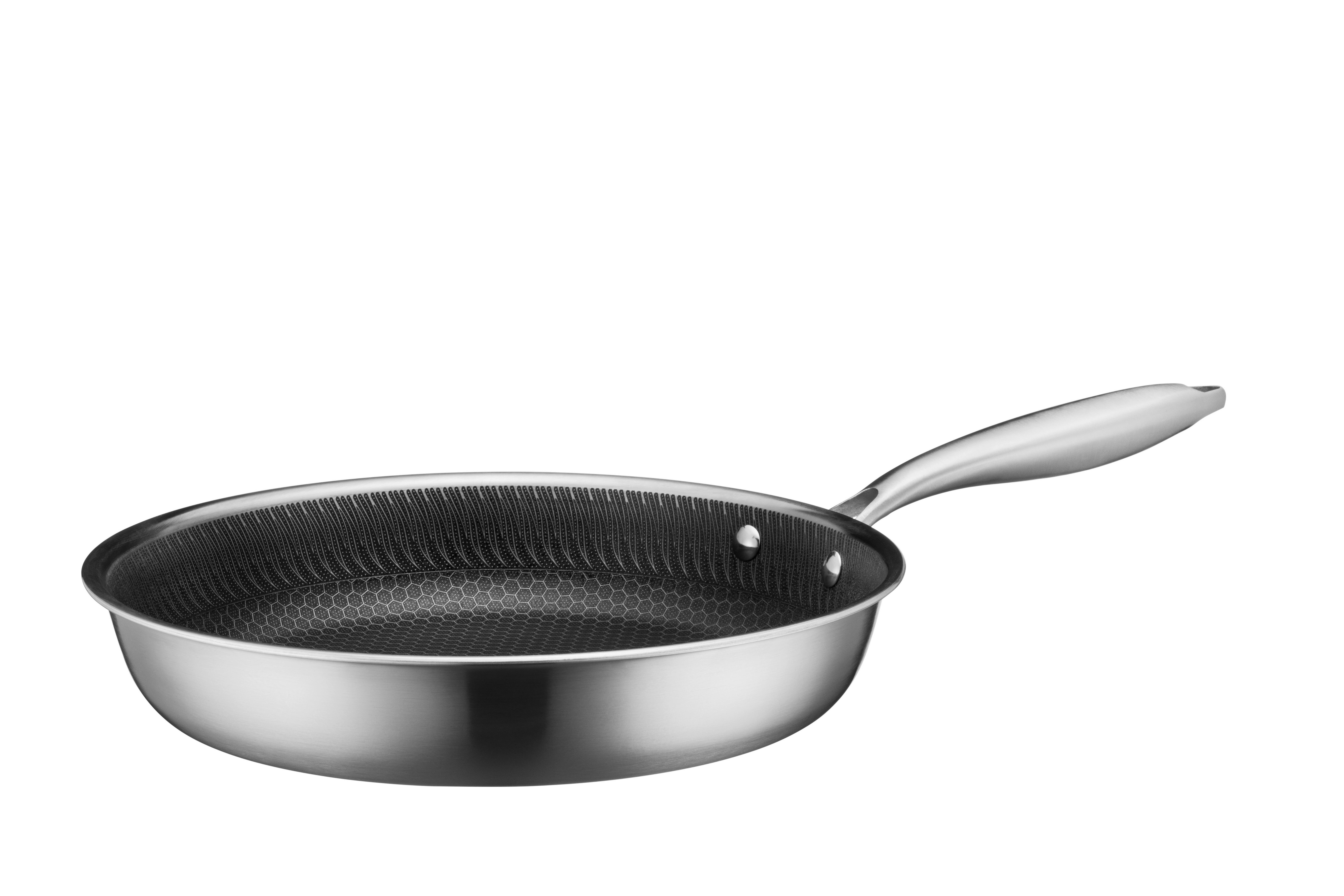 Bratpfanne 935596 Bratpfanne - Silberfarben/Schwarz, Basics, Metall (28/5,5cm) - Mäser