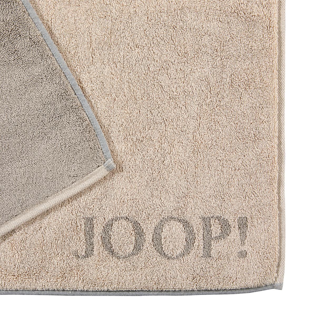 MATA ŁAZIENKOWA JOOP! CLASSIC DOUBLEFACE - kolor piaskowy/kolor grafitowy, Basics, tkanina (50/80cm) - Joop!