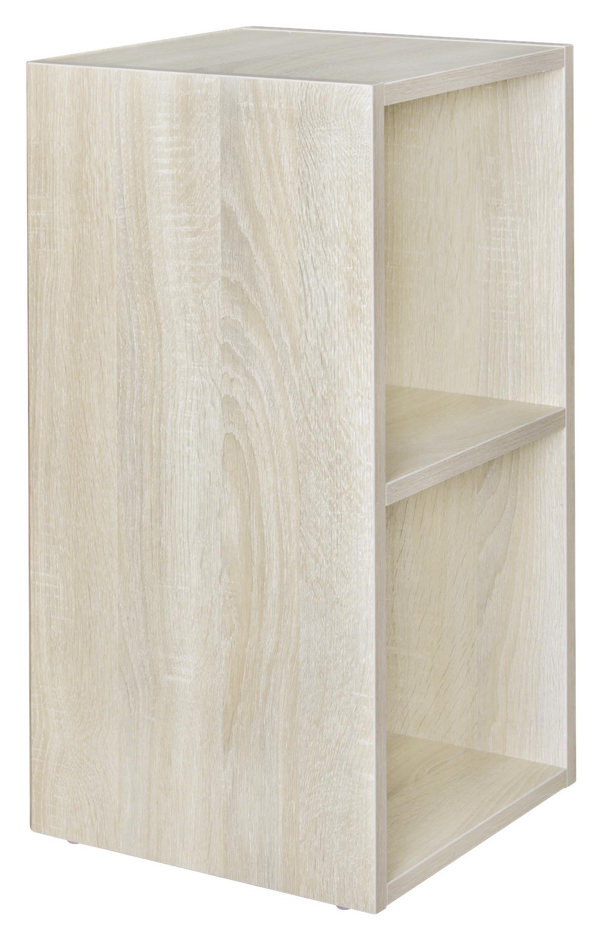 Standregal ca. 30x60x30 cm Eichefarben - Eichefarben, KONVENTIONELL, Holzwerkstoff (30/60/30cm) - MID.YOU