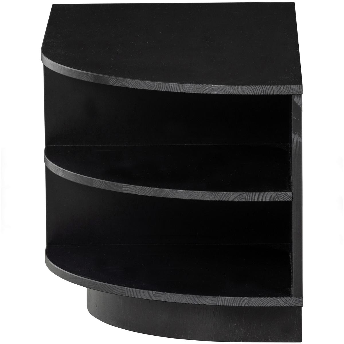 Lowboard Finca Schwarz - Schwarz, Design, Holz (78/40/40cm) - Livetastic
