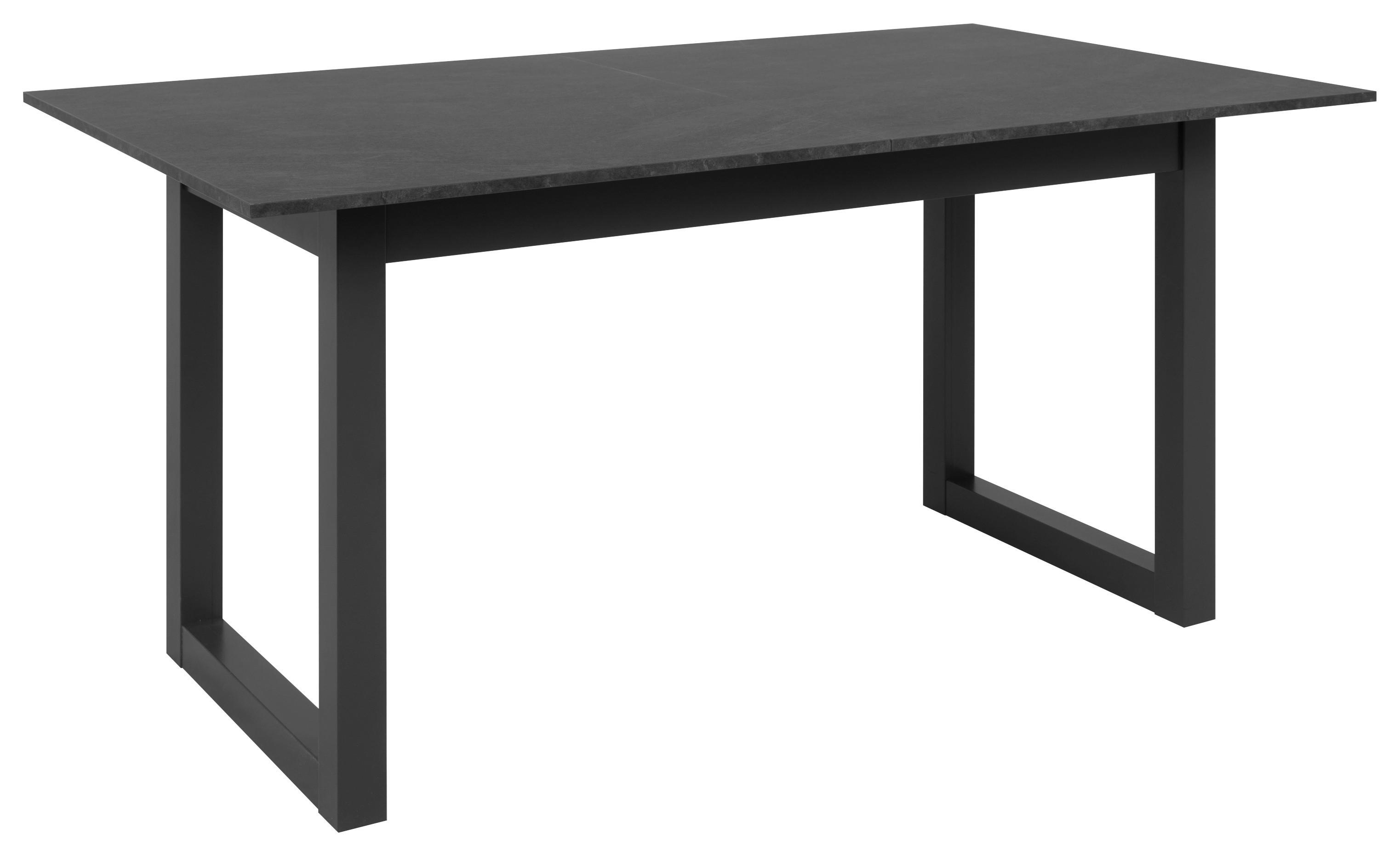 STÓŁ DO JADALNI AUSTIN 80A - antracytowy/kolor łupkowy, Design, materiał drewnopochodny (160/90/75cm) - MID.YOU