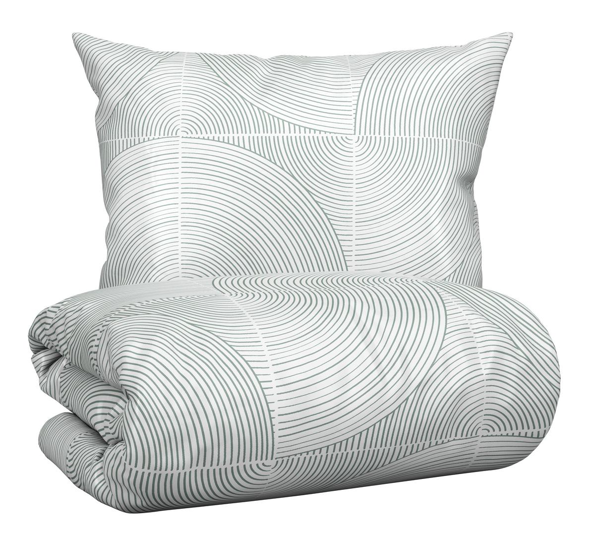 BETTWÄSCHESET CIRCLES - Beige, Modern, Textil (160/210cm) - Modern Living