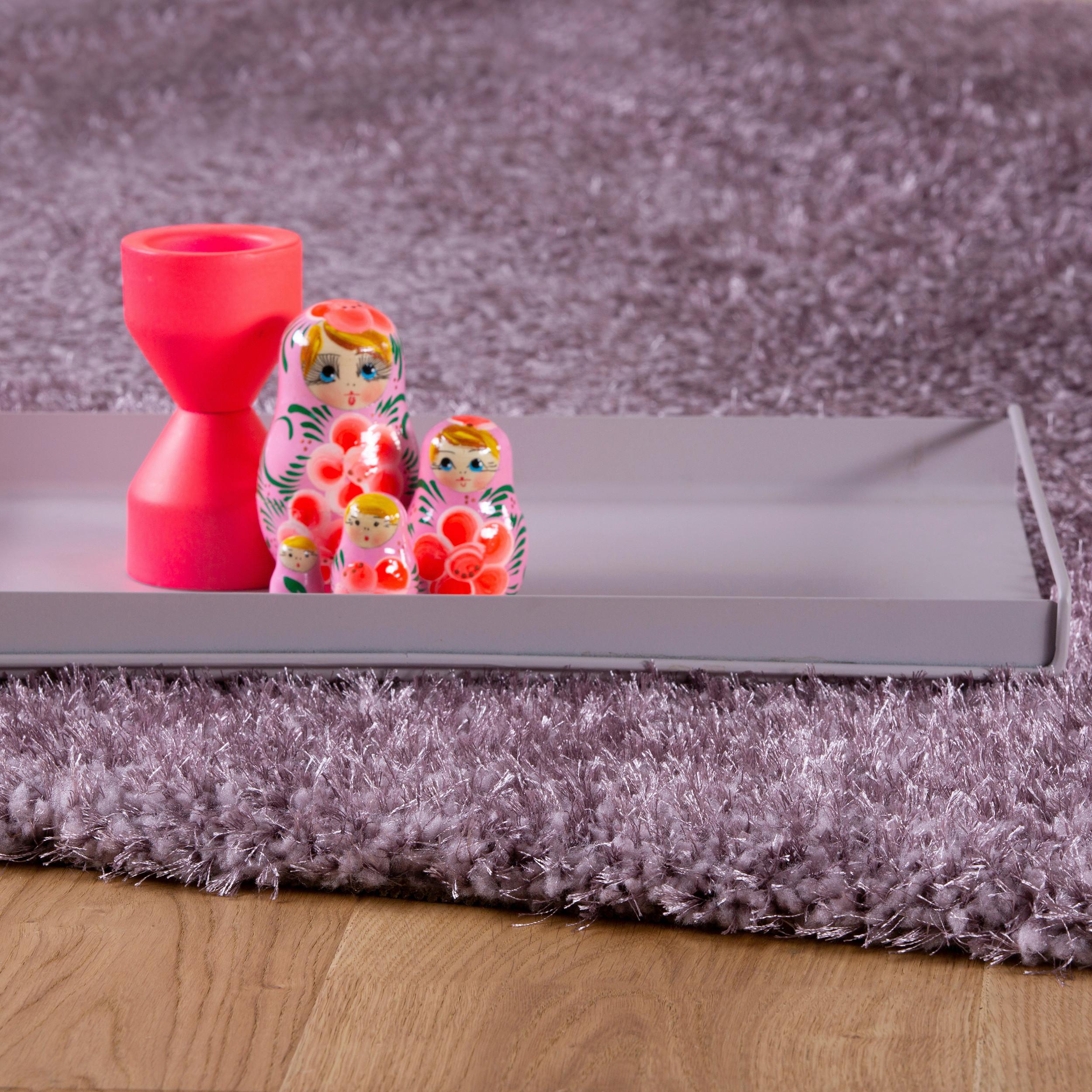 HOCHFLORTEPPICH MY EMILIA - Lila, Konventionell, Textil (80/150cm) - Novel