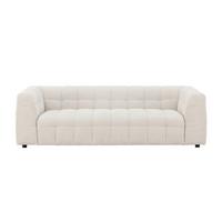 3-Sitzer-Sofa Malou Weiß - Weiß, MODERN, Kunststoff/Textil (238/70/98cm) - Livetastic