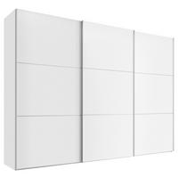 SZAFA PRZESUWNA/PODWIESZ.DRZWI PRIMO - biały/kolor aluminiowy, materiał drewnopochodny/metal (249/222/68cm) - Moderano