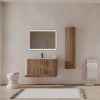 Bază pentru lavoar Lyra - nucă/antracit, Modern, material pe bază de lemn (101/51/46cm)