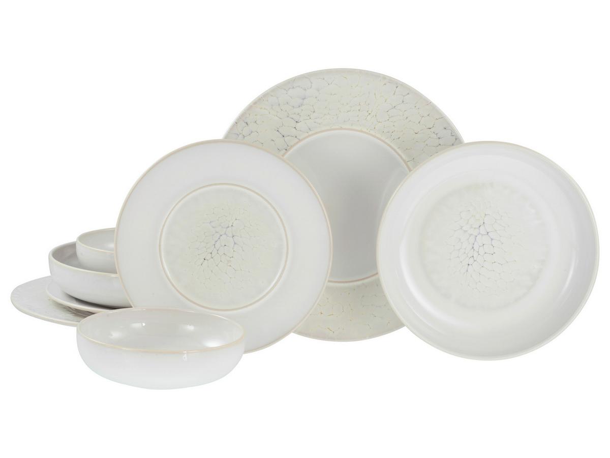 Jedilni Servis Unico Toscania, 8-Delni - krem barve/bela, Basics, keramika - Creatable