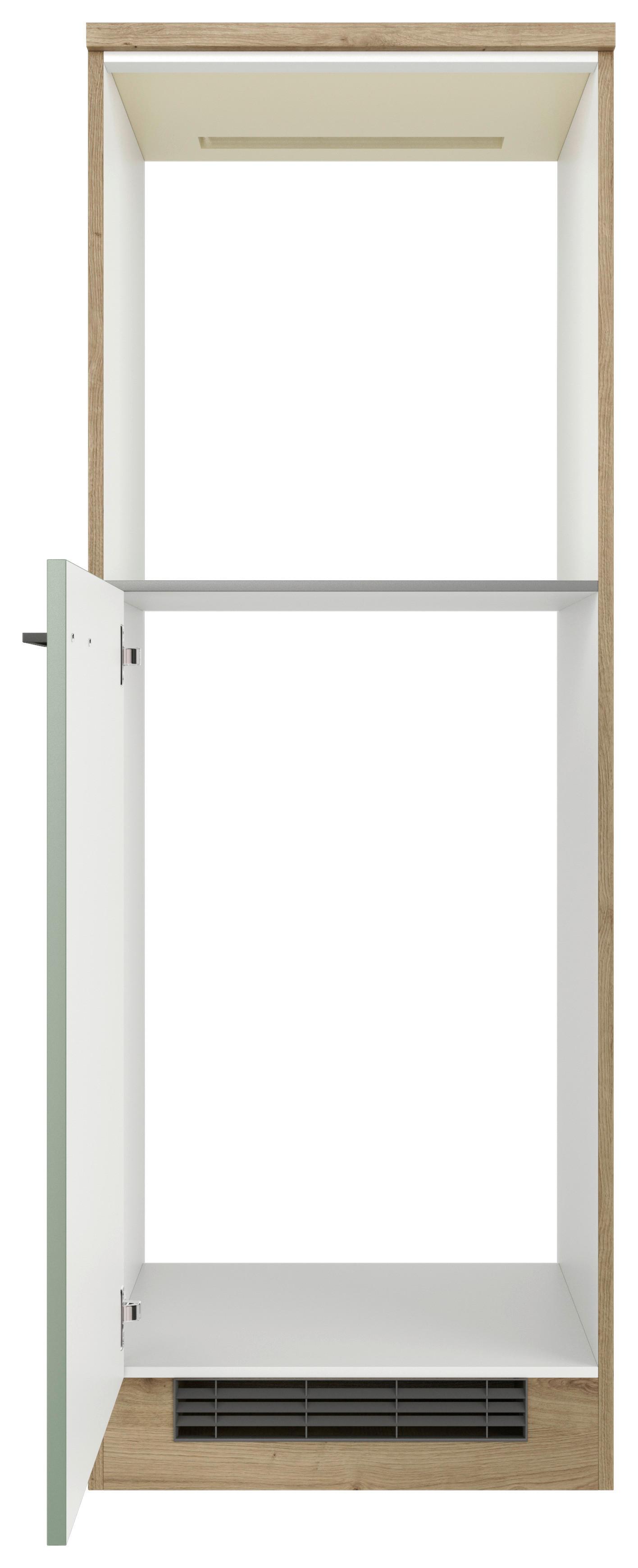 Omara Za Vgradno Napravo Cara, Zelena, Hrast - črna/zelena, Konvencionalno, kovina/leseni material (60/168,5/60cm) - FlexWell