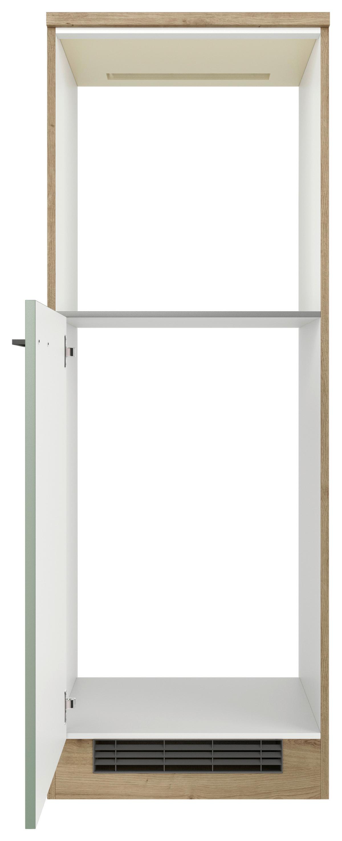 Omara Za Vgradno Napravo Cara, Zelena, Hrast - črna/zelena, Konvencionalno, kovina/leseni material (60/168,5/60cm) - FlexWell