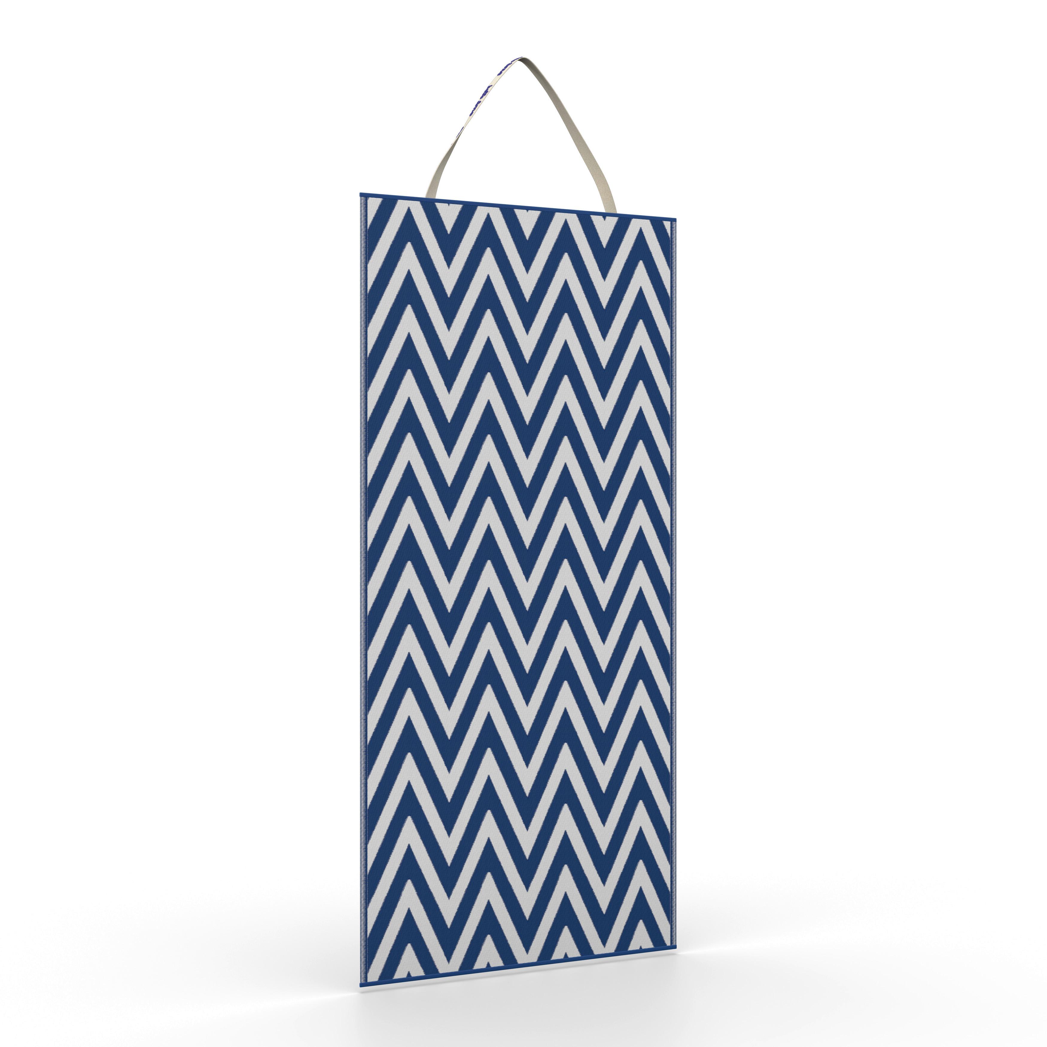 STRANDMATTA RIYA - blå, Modern, textil/plast (70/170cm) - Bessagi Garden
