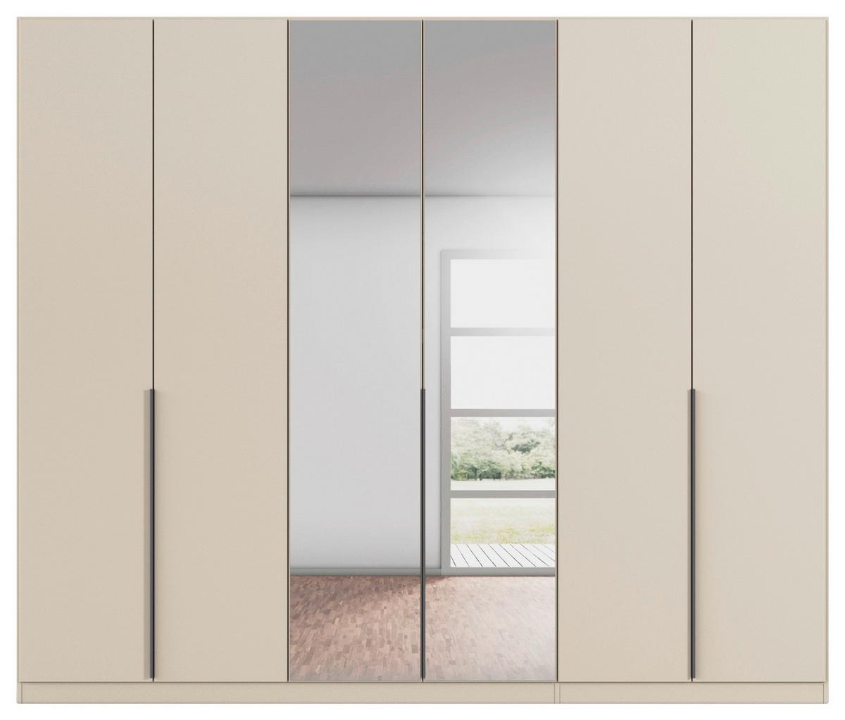 Ormar S Klasičnim Vratima Alabama - srebrne boje/boje šampanjca, Moderno, drvni materijal (271/229/54cm) - Modern Living