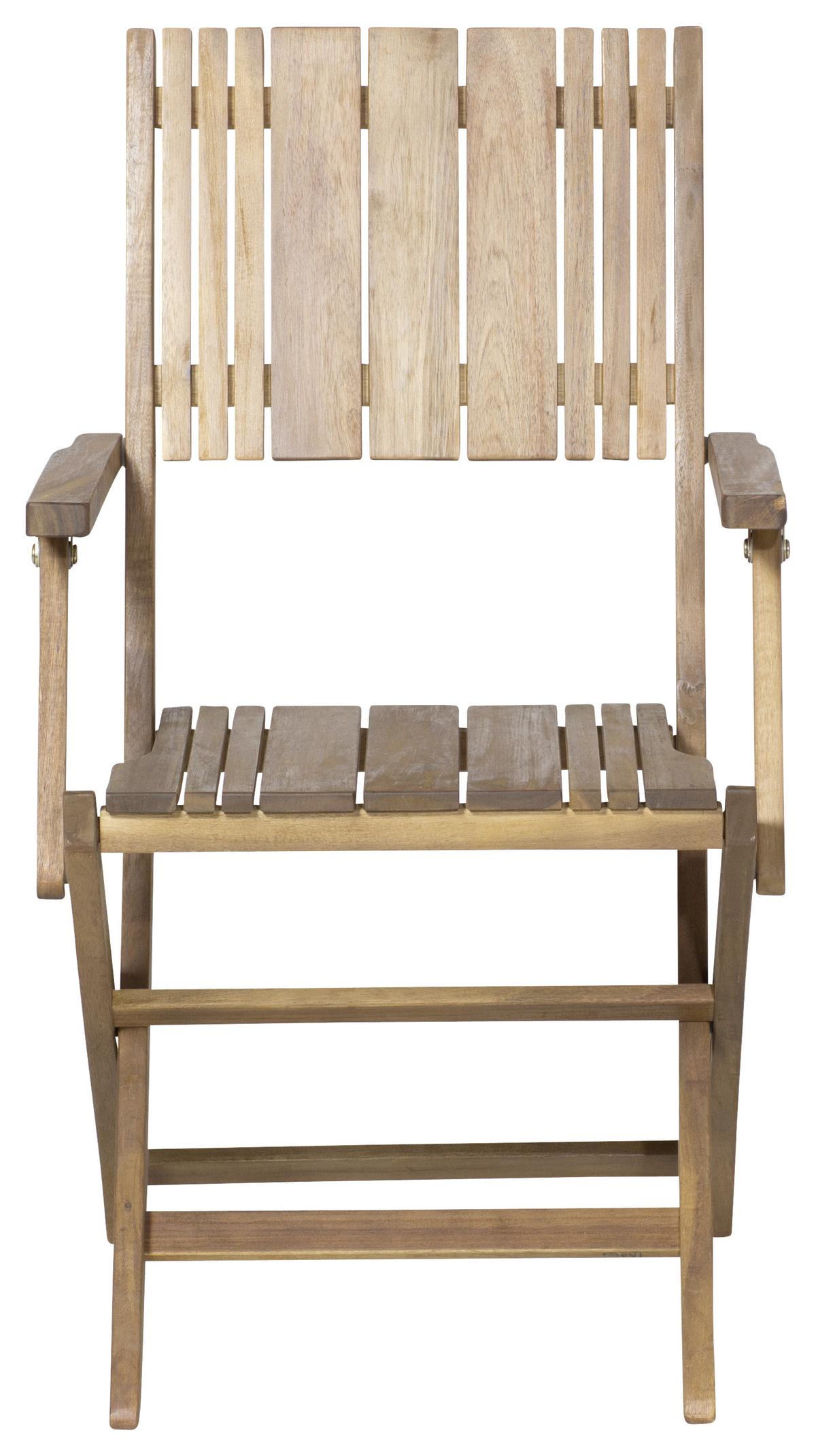 Gartensessel klappbar Falun Echtholz - Akaziefarben, KONVENTIONELL, Holz (51/89/55cm) - Siena Garden