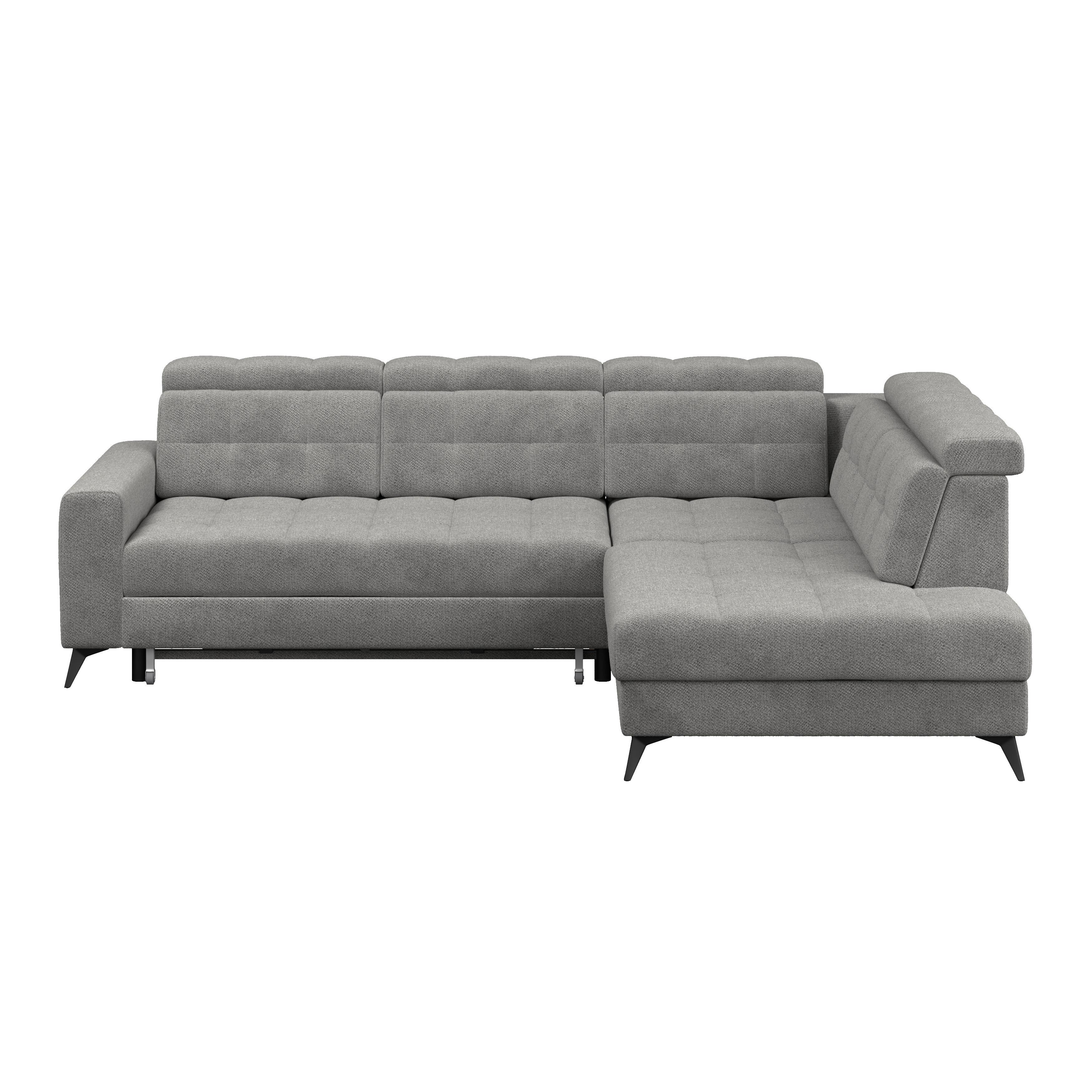 Coltar BARLETTA - gri închis, Romantik / Landhaus, textil (289/228cm) - Luca Bessoni