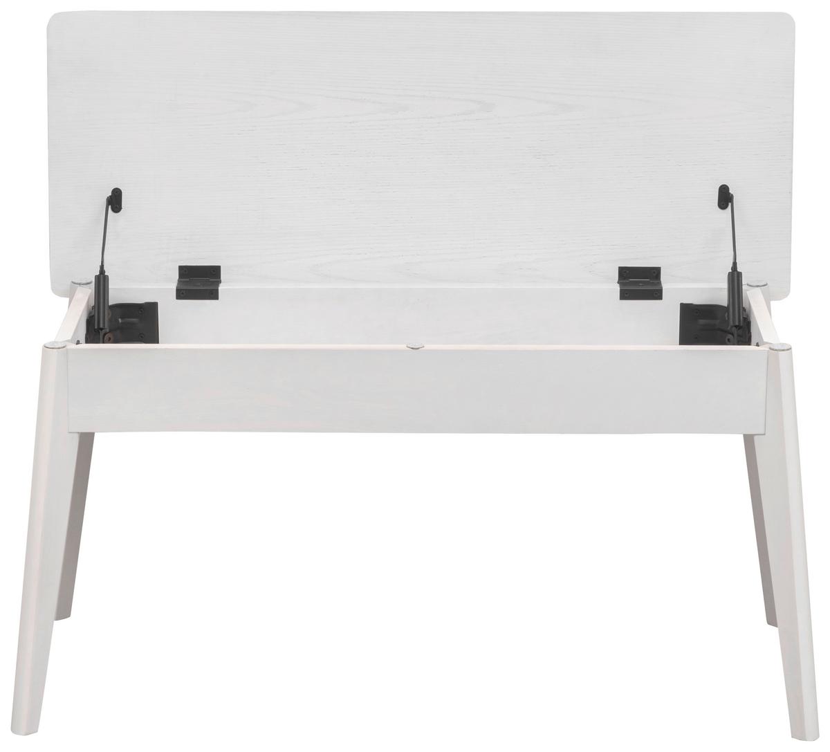 ŁAWKA ERIC - biały, Konventionell, materiał drewnopochodny/drewno (90/47/35cm) - MID.YOU