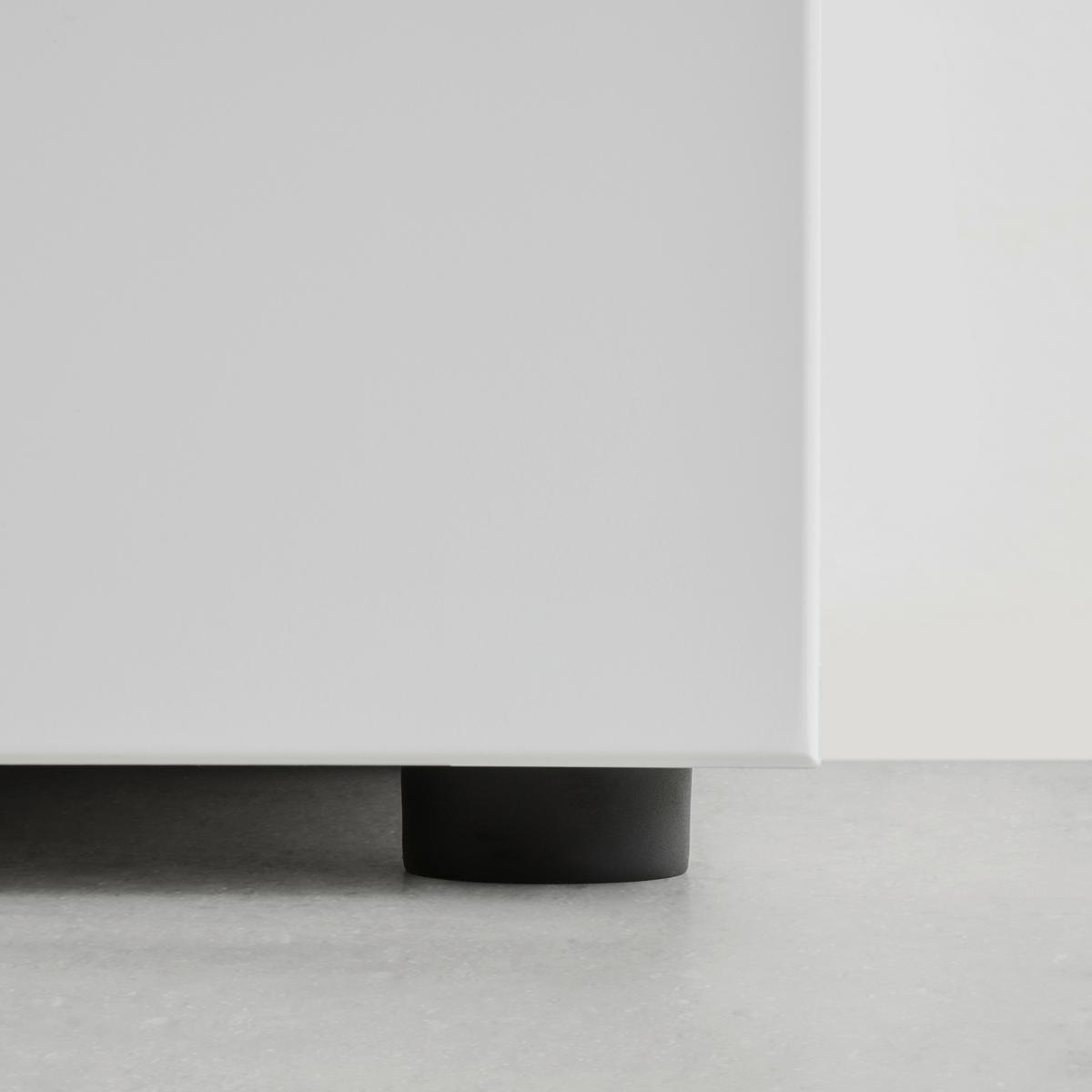 Kommode Dallas Weiß/Eiche Artisan - Schwarz/Weiß, MODERN, Holzwerkstoff/Kunststoff (120/107/38cm) - Mömax