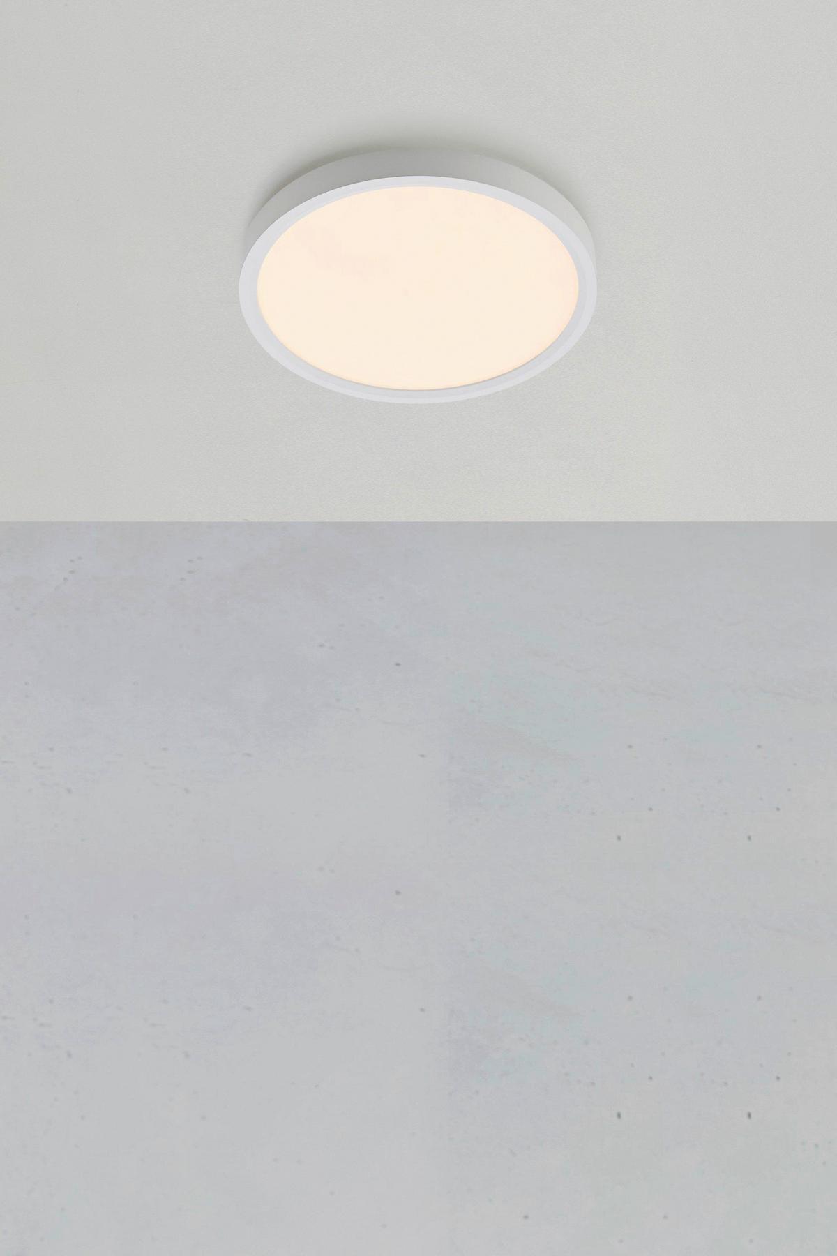 Deckenleuchte Punto Plafond Weiß max. 6 Watt - Weiß, Basics, Kunststoff (23/23/3,5cm) - Markslöjd