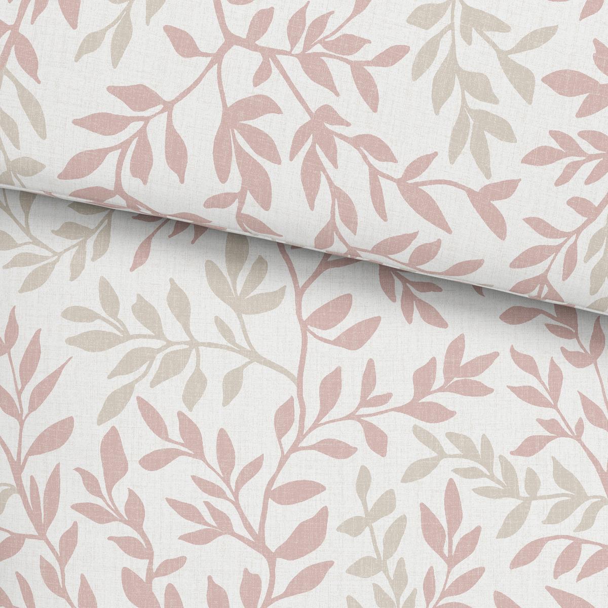 BETTWÄSCHESET SIGLINDE - Rosa/Grau, Konventionell, Textil (160/210cm) - Modern Living