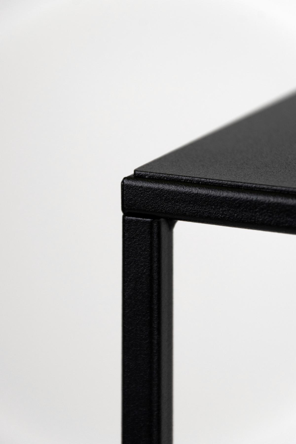 Blumenständer Schwarz - Schwarz, Basics, Metall (19/77/19cm)