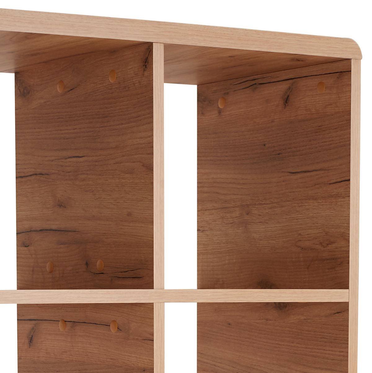 Etajeră Fontana FTR01 - culoare lemn stejar, Modern, material pe bază de lemn (73,2/145/35cm) - Modern Living