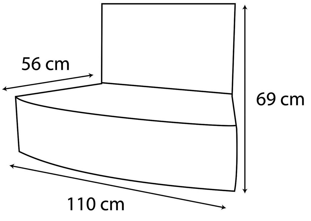 Whirlpool Netspa Octopus ca. 290 cm mit Umrandung+5 Möbel - Schwarz, Basics, Leder/Kunststoff (290/73cm)