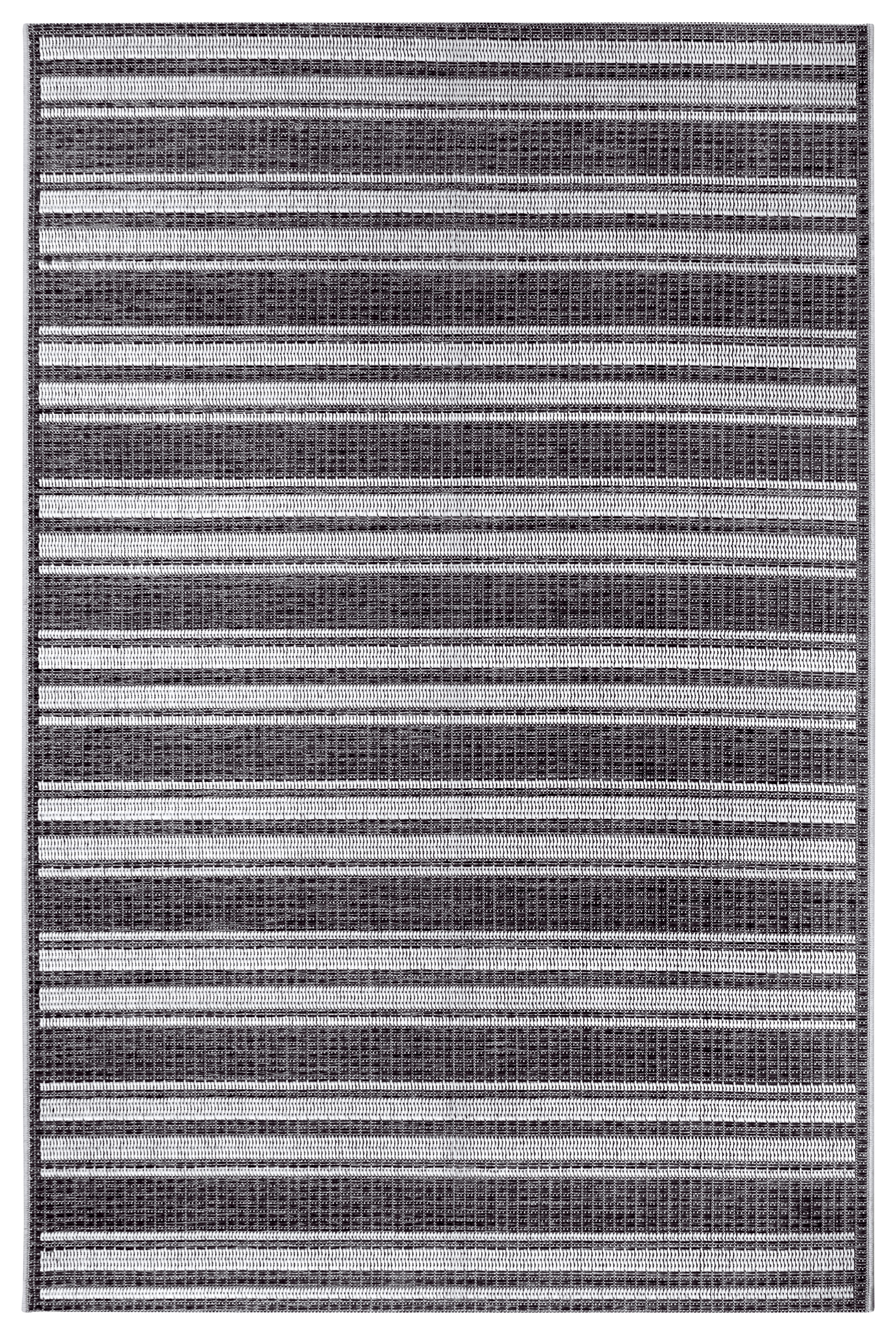 Outdoorteppich Temu Grau/Beige ca. 63x120cm - Beige/Grau, Design, Kunststoff (63/120cm)