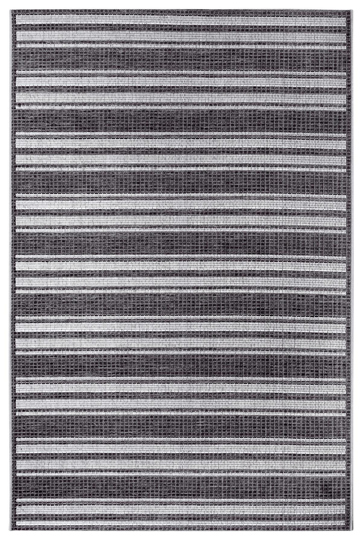 Outdoorteppich Temu Grau/Beige ca. 63x120cm - Beige/Grau, Design, Kunststoff (63/120cm)