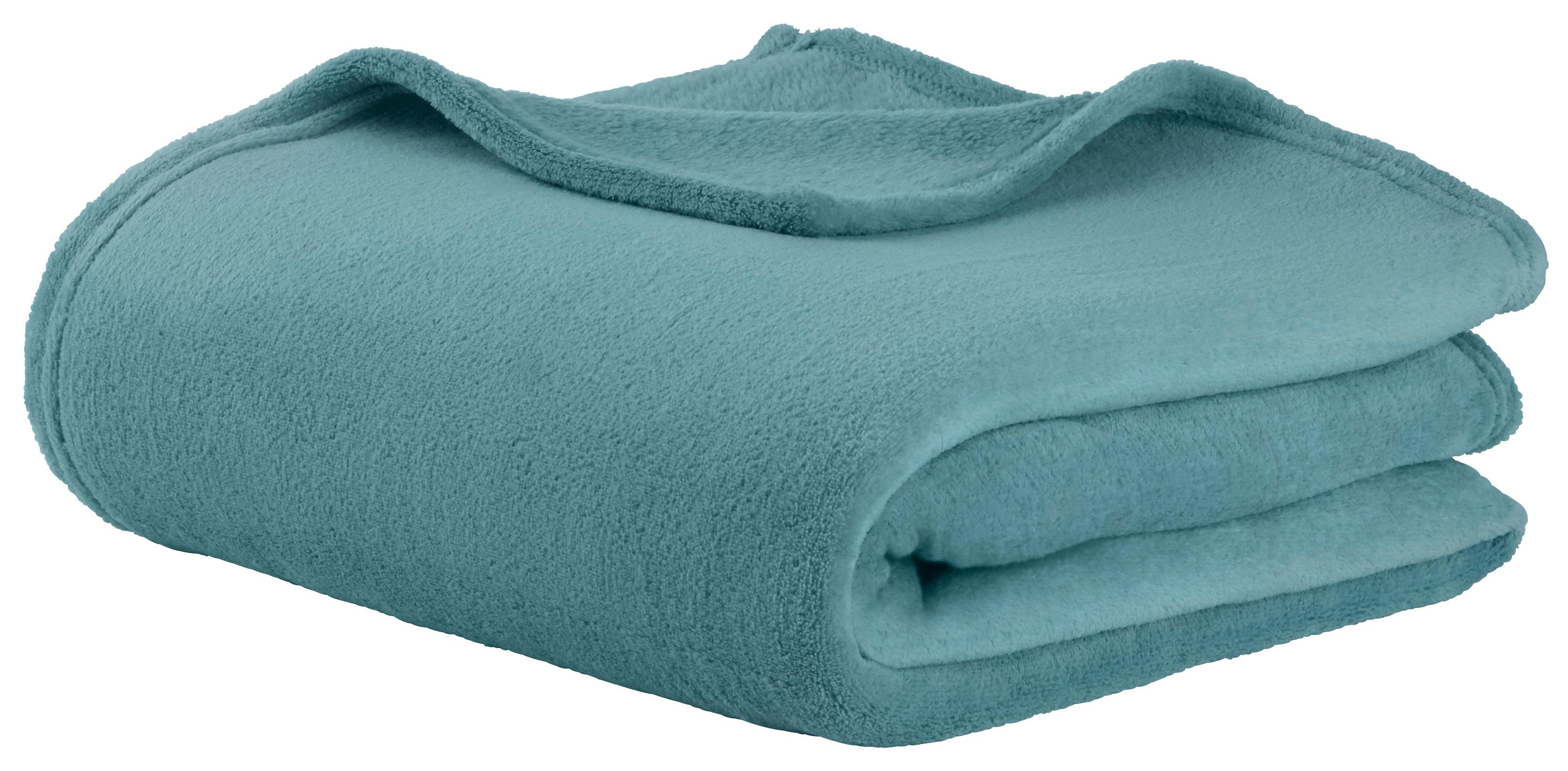 Mehka Odeja Kuschelix -Ext- -Top- - modra, tekstil (140/200cm) - Modern Living