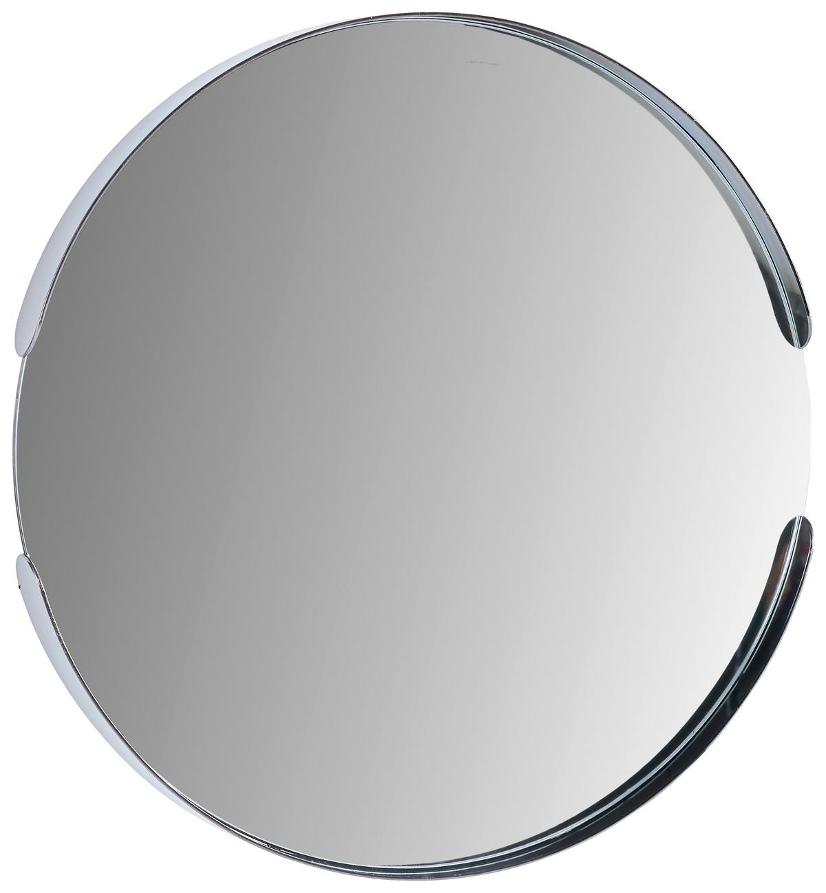 LUSTRO ŚCIENNE NOAH - kolor niklowy, Trend, metal/szkło (40/40/3,5cm) - Carryhome