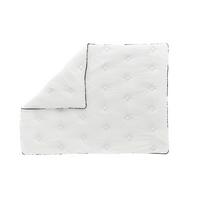 Ganzjahresdecke Dacron Light ca. 155x220x3 cm Weiß - Weiß, Basics, Textil (155/220/3cm) - Yatas