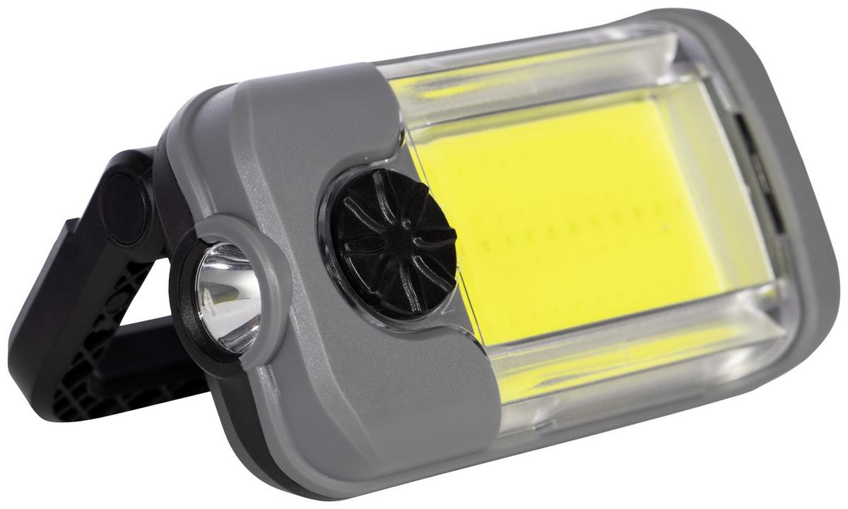 Led-munkalámpa Hansi - fekete/szürke, műanyag (11cm) - Modern Living