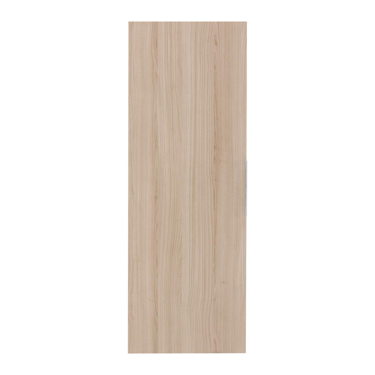 Hängeelement Siena Eichefarben - Chromfarben/Eichefarben, MODERN, Glas/Holzwerkstoff (45/125/32cm) - Premium Living