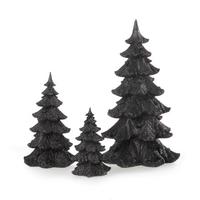CHOINKA DEKORACYJNA 7194110 - czarny, Basics, tworzywo sztuczne (16,5/16,5/29cm) - X-Mas