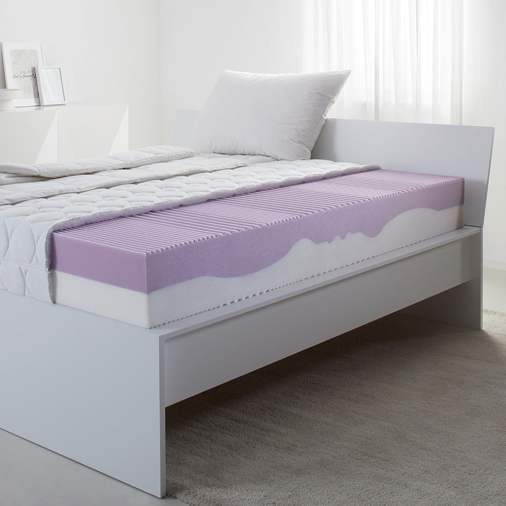 Komfortschaummatratze Ergo 24 H2 ca. 140x200cm - Weiss, Textil (140/200cm) - Nadana