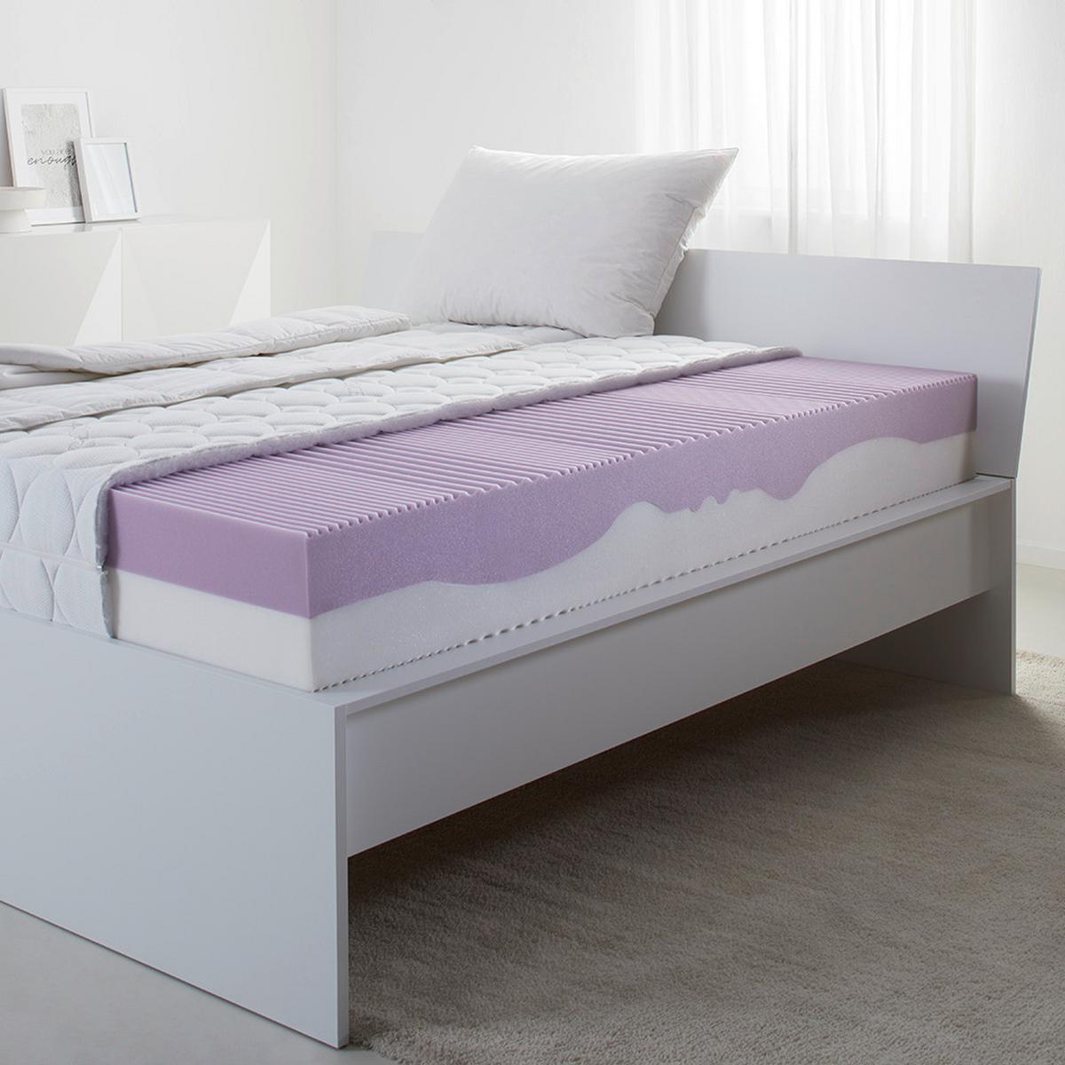 Komfortschaummatratze Ergo 24 H2 ca. 140x200cm - Weiß, Textil (140/200cm) - Nadana