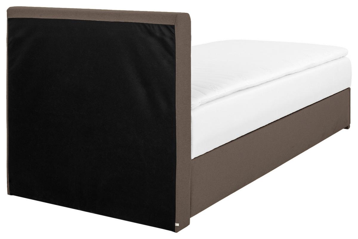 Tapecirani Krevet Cosi - boje blata/boje pijeska, Konvencionalno, drvo/metal (100/200cm)