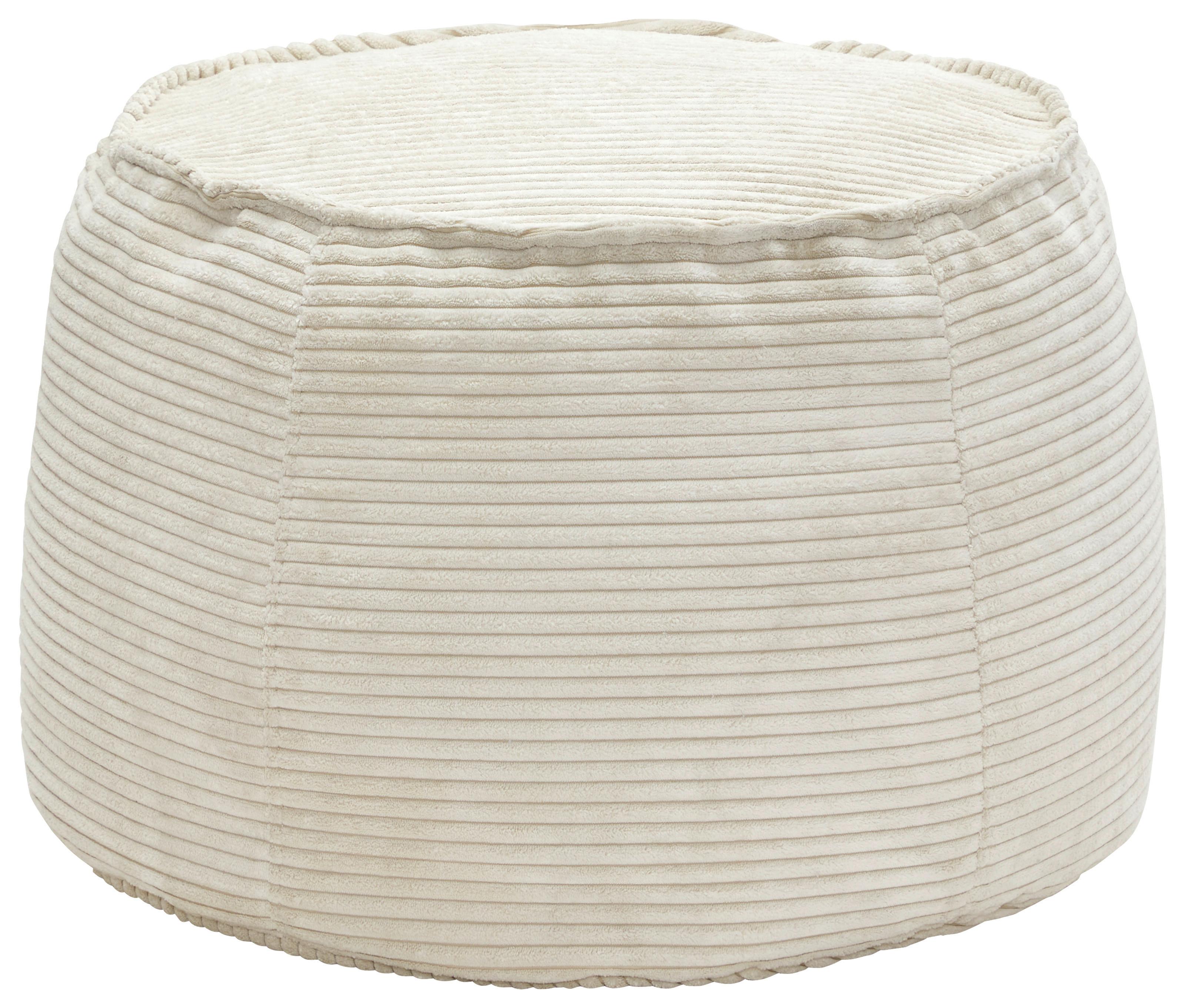 Hocker Lucylla in Beige - Beige, MODERN, Textil (60/60/38cm) - Mömax