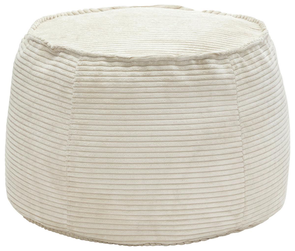 Hocker Lucylla in Beige - Beige, Modern, Textil (60/60/38cm) - Mömax