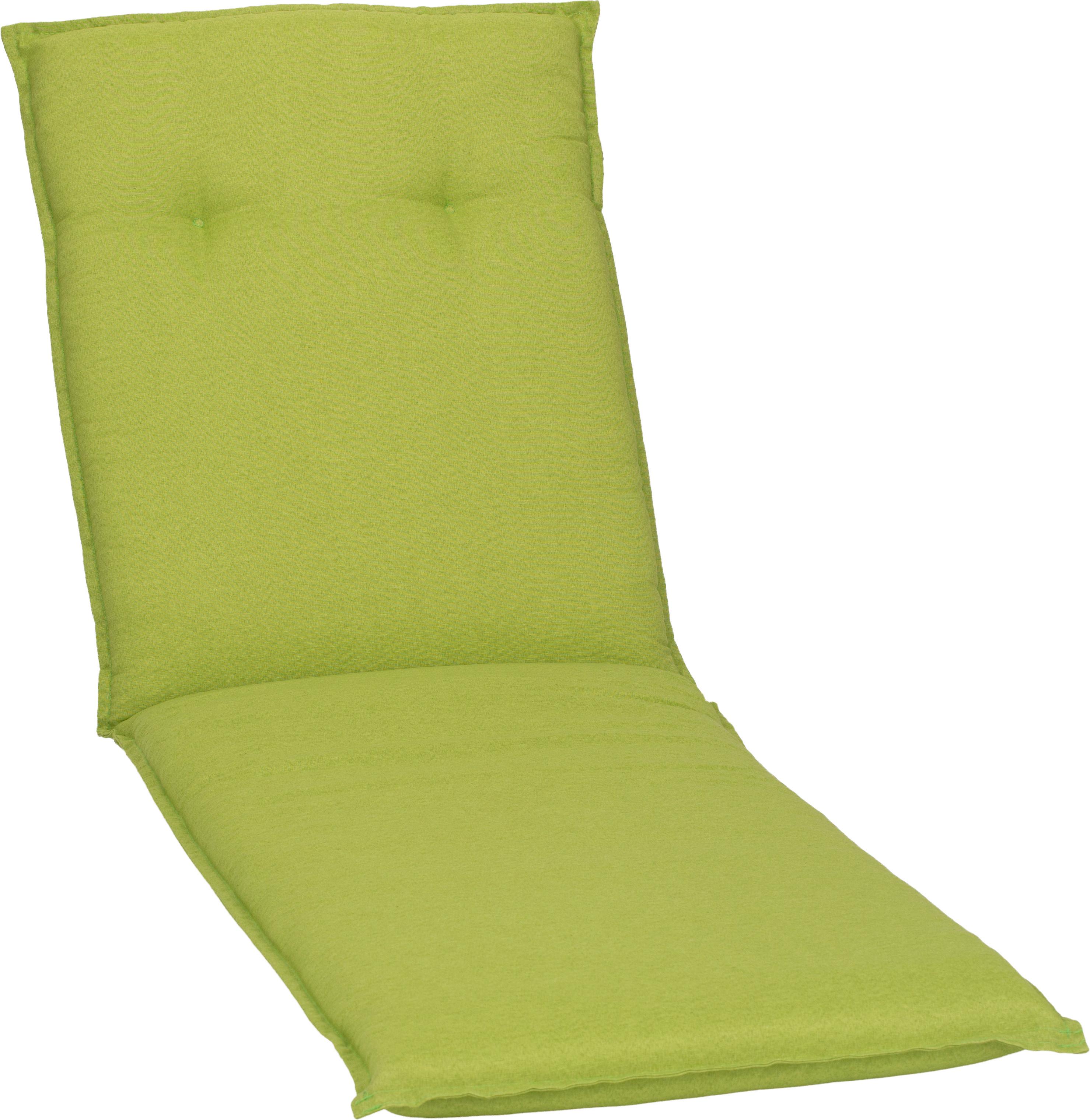 Liegenauflage Toledo ca. 191x58 cm Hellgrün - Hellgrün, Basics, Textil (191/58/8cm) - Gardenson