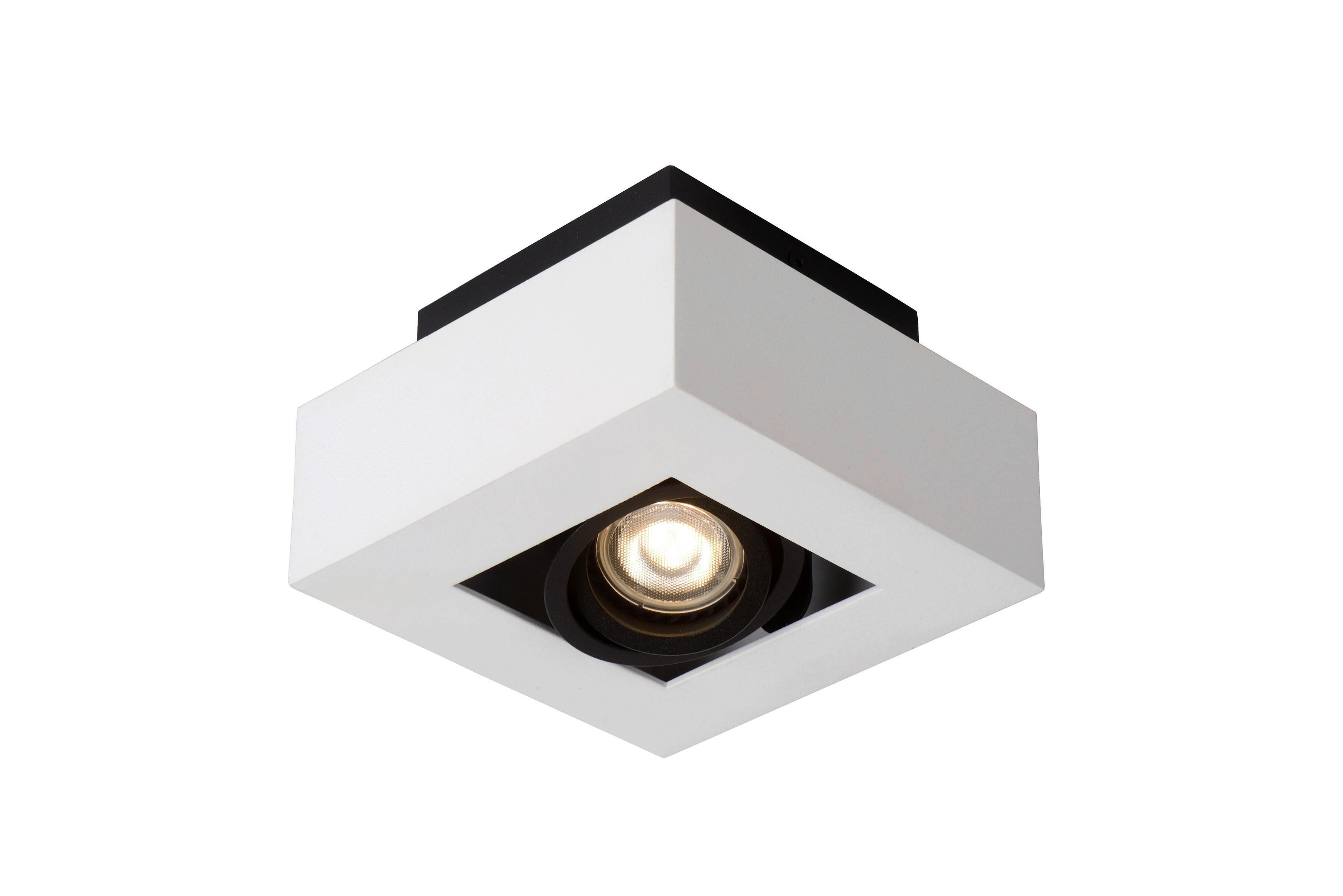 Led-deckenleuchte 09119/06/31 Xirax - Weiss, Basics (14/14/8.8cm) - Lucide