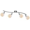 Strahler Samuel, max. 4x4 Watt - KONVENTIONELL, Glas/Metall (70/31,5/21,1cm) - Mömax modern living Strahler Samuel, max. 4x4 Watt - KONVENTIONELL, Glas/Metall (70/31,5/21,1cm) - Mömax modern living