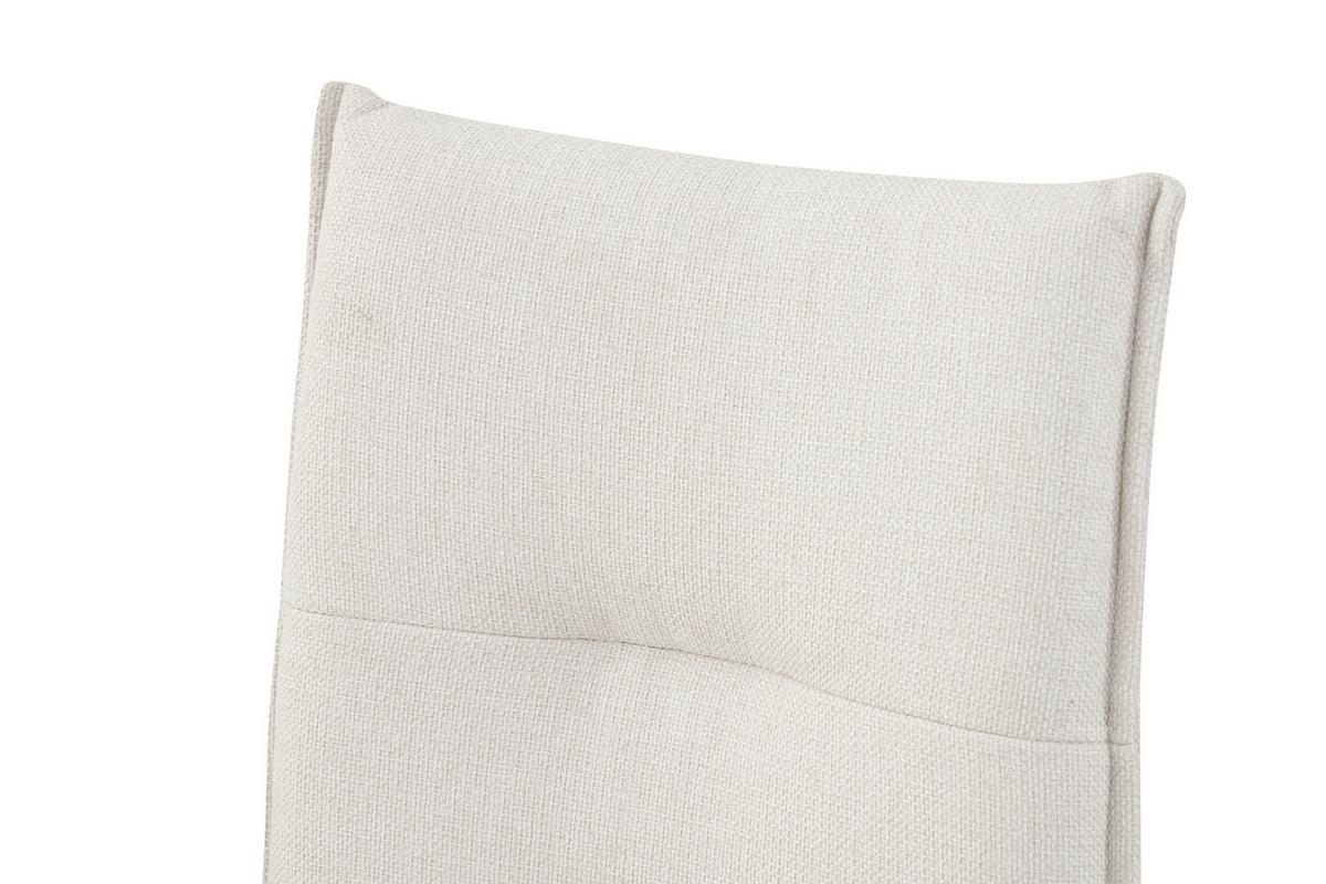 SCHWINGSTUHL-SET SONJA - Creme/Schwarz, Modern, Textil/Metall (46/89/57cm) - MID.YOU