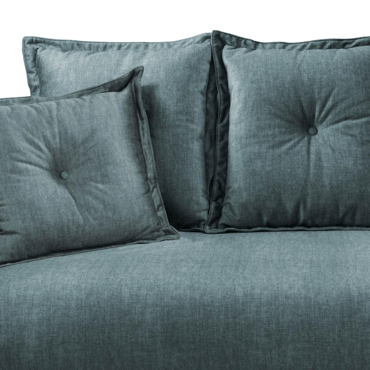 2,5-Sitzer-Sofa Baggio Blau Velours - Blau/Schwarz, MODERN, Holz/Textil (196/94/103cm) - Livetastic
