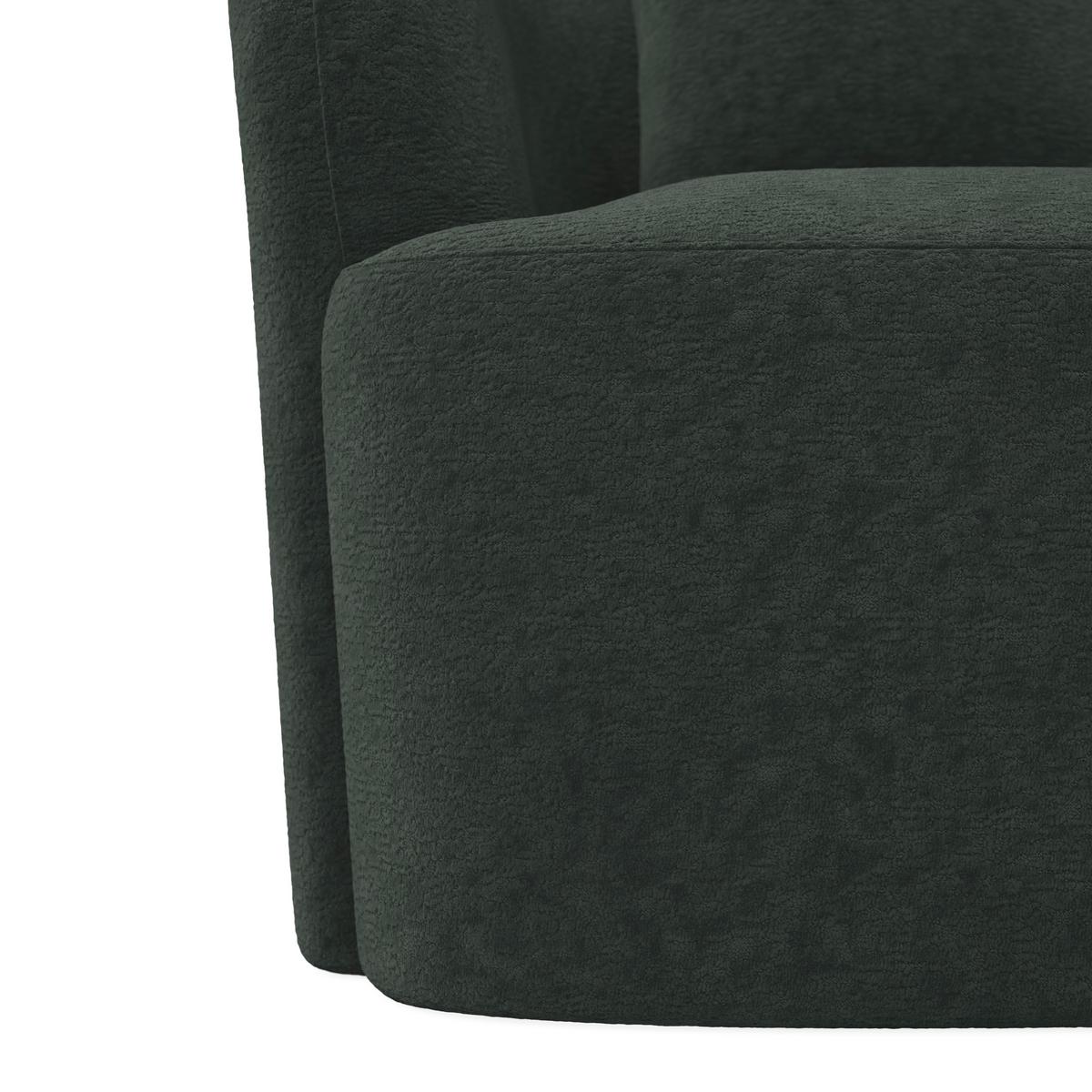 Trosed Julie, Zelena - zelena, Moderno, tekstil/les (180/68/82cm)