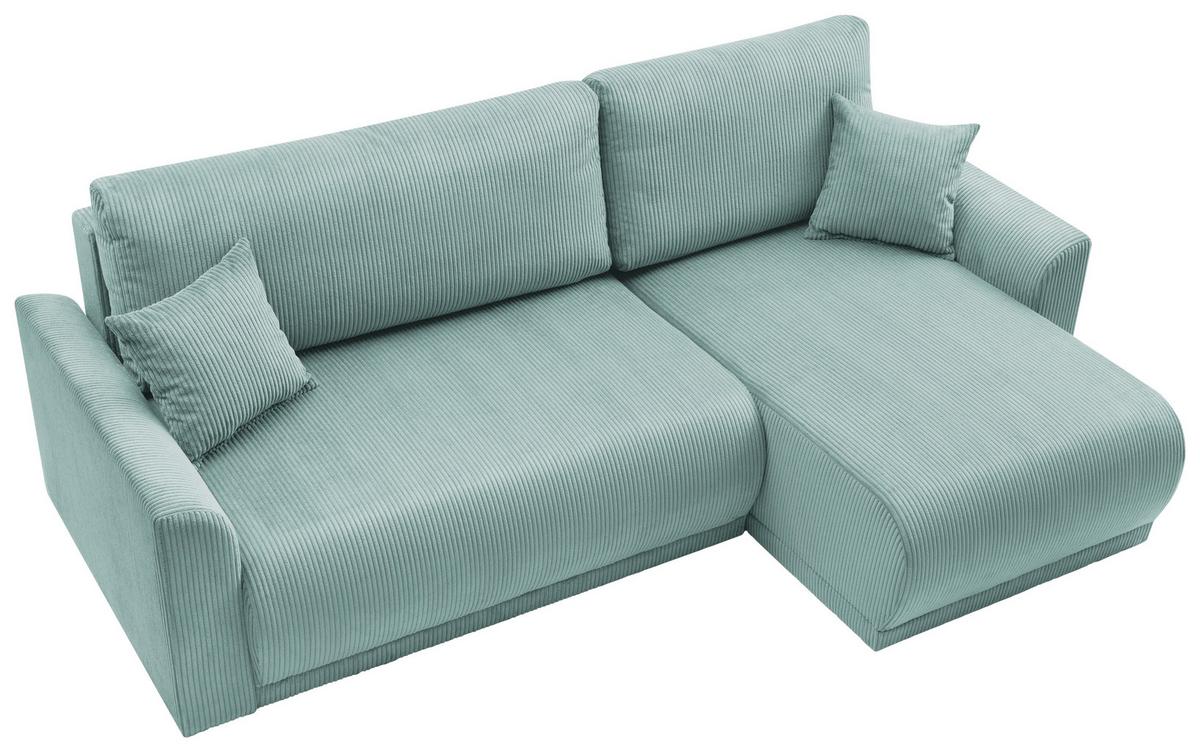 Coltar Kim - verde mentă, Modern, lemn (233/146cm) - Modern Living