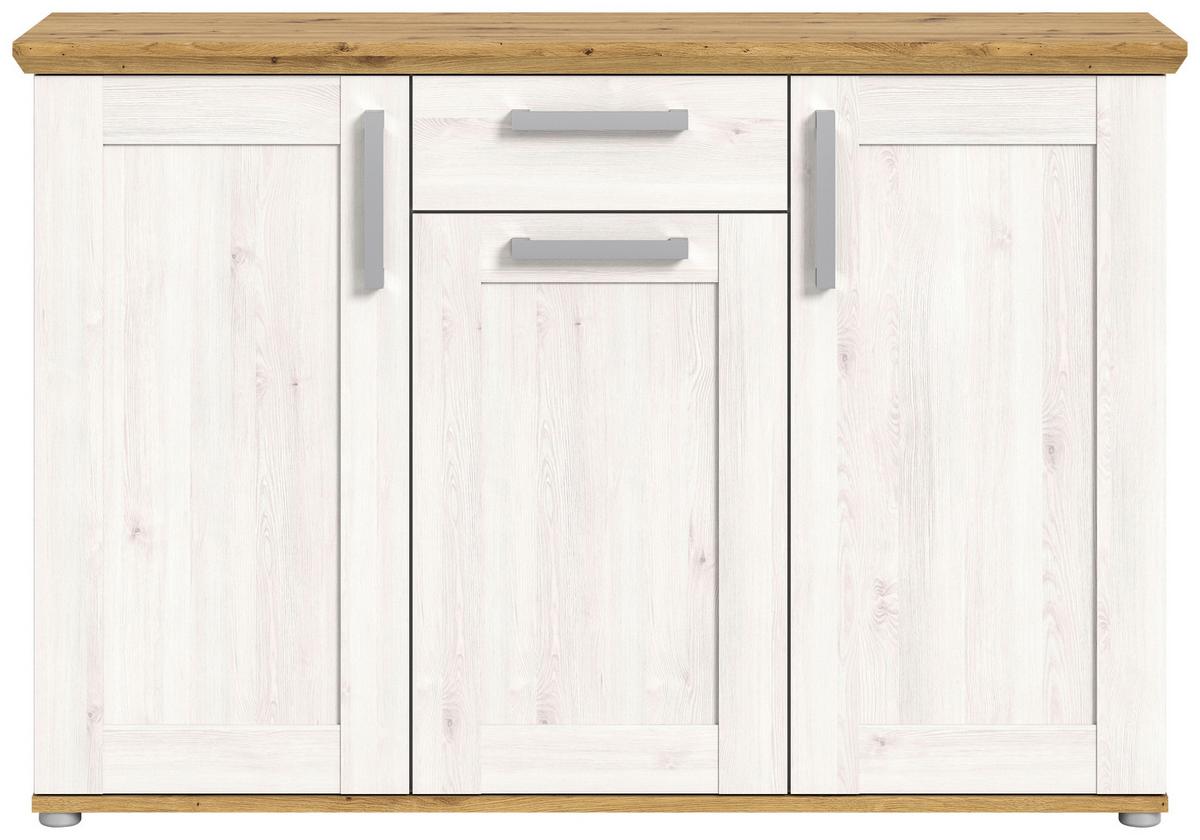 Kommode Verona ca. 133x88x37 cm Lärche/Eiche - KONVENTIONELL, Holzwerkstoff/Kunststoff (133/88/37cm) - MID.YOU