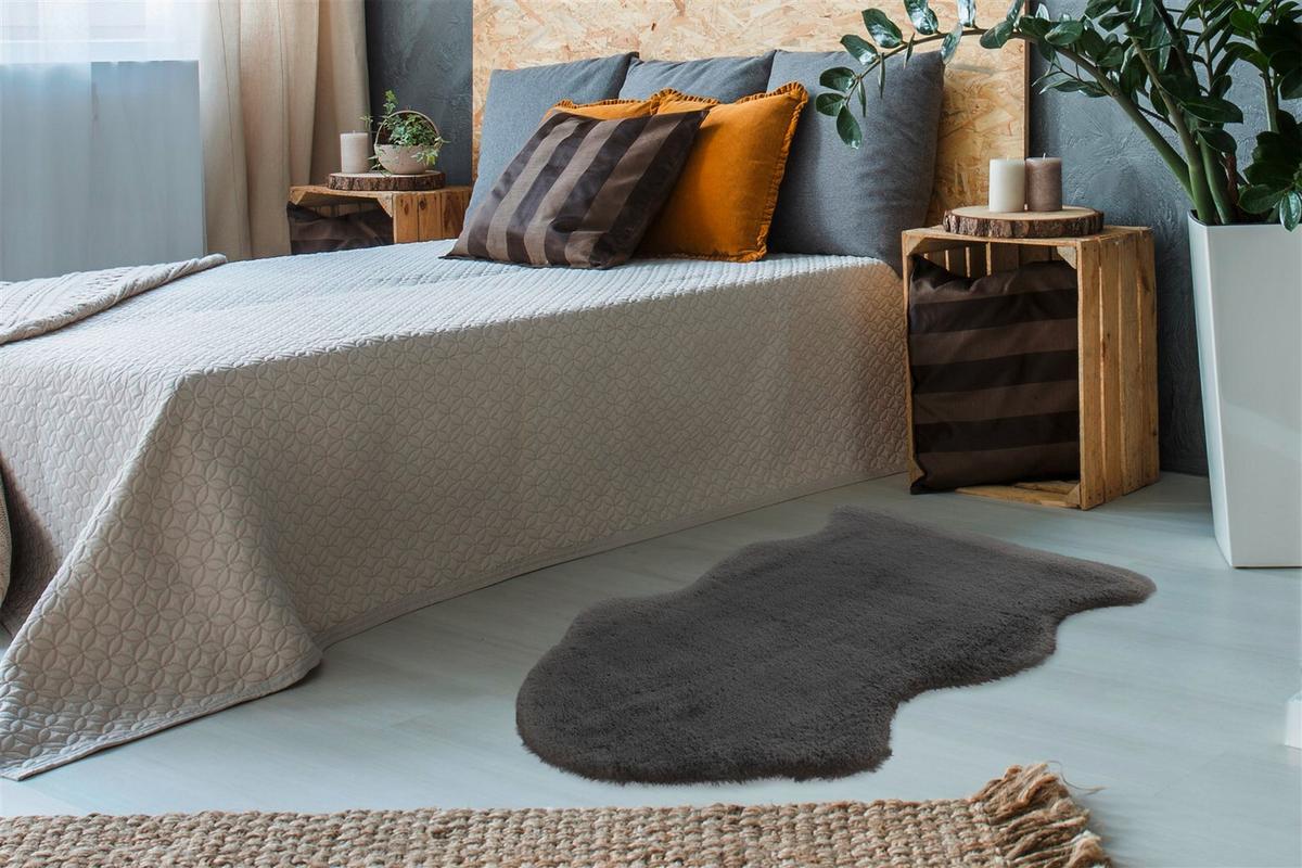 KUNSTFELL ESTONIA - KUNDA GRAU - Konventionell (60/90cm) - Kayoom