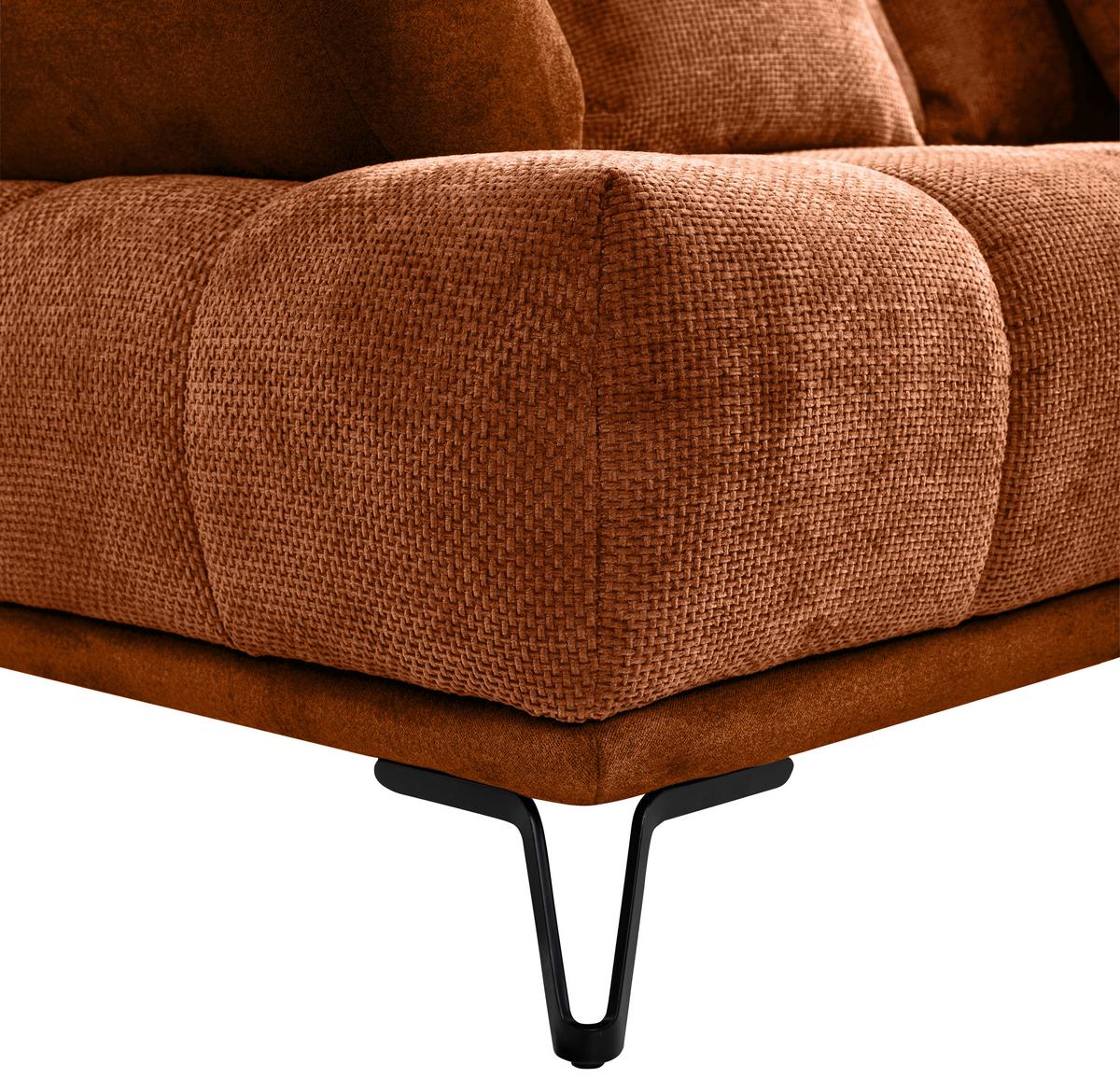 Coltar LARGO N - arămiu, Modern, textil (262/184cm) - Modern Living