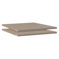 Einlegebodenset Zubehör 2-teilig - Holzwerkstoff (66/1,6/48cm) - Mömax