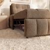 SCHLAFSESSEL LIARA - Schwarz/Mokka, MODERN, Holz/Textil (88/87/110cm) - Bessagi Home